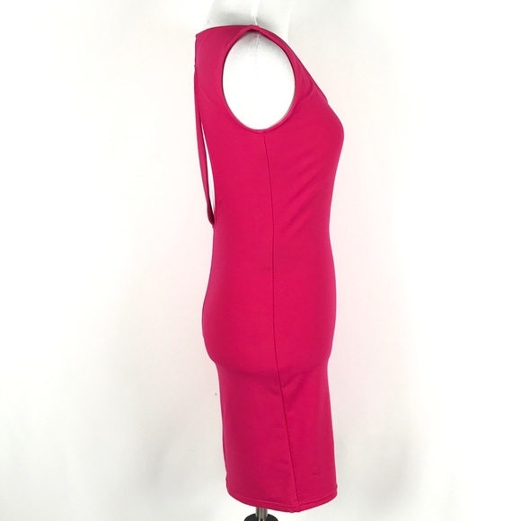 Leith Body Con Back Cut Out Pink Dress Size XS - Picture 5 of 7